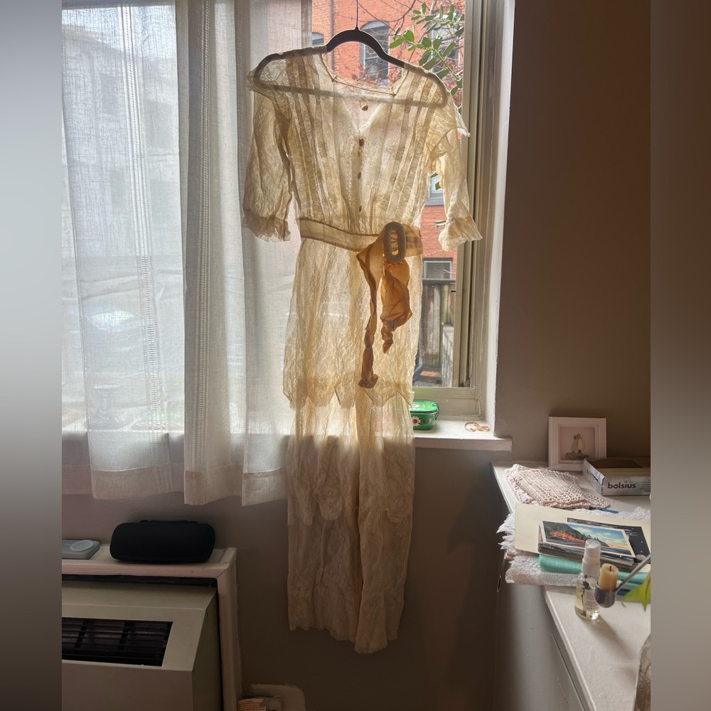 Edwardian lace dress